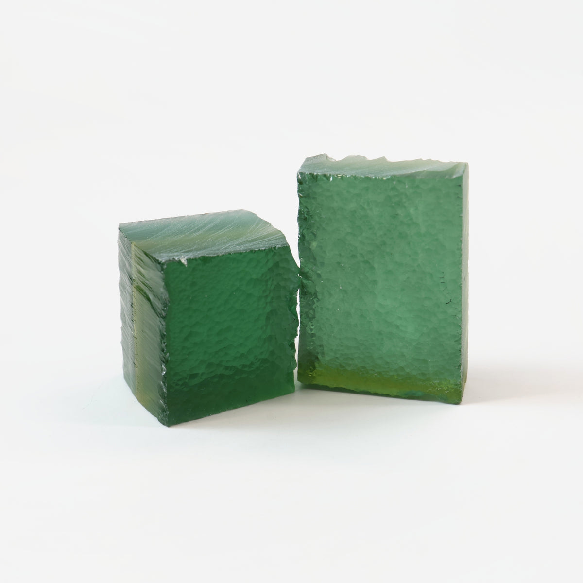 Yellow Green Hydrothermal Synthetic Quartz - Lab Created Faceting Rough : #BEGIN