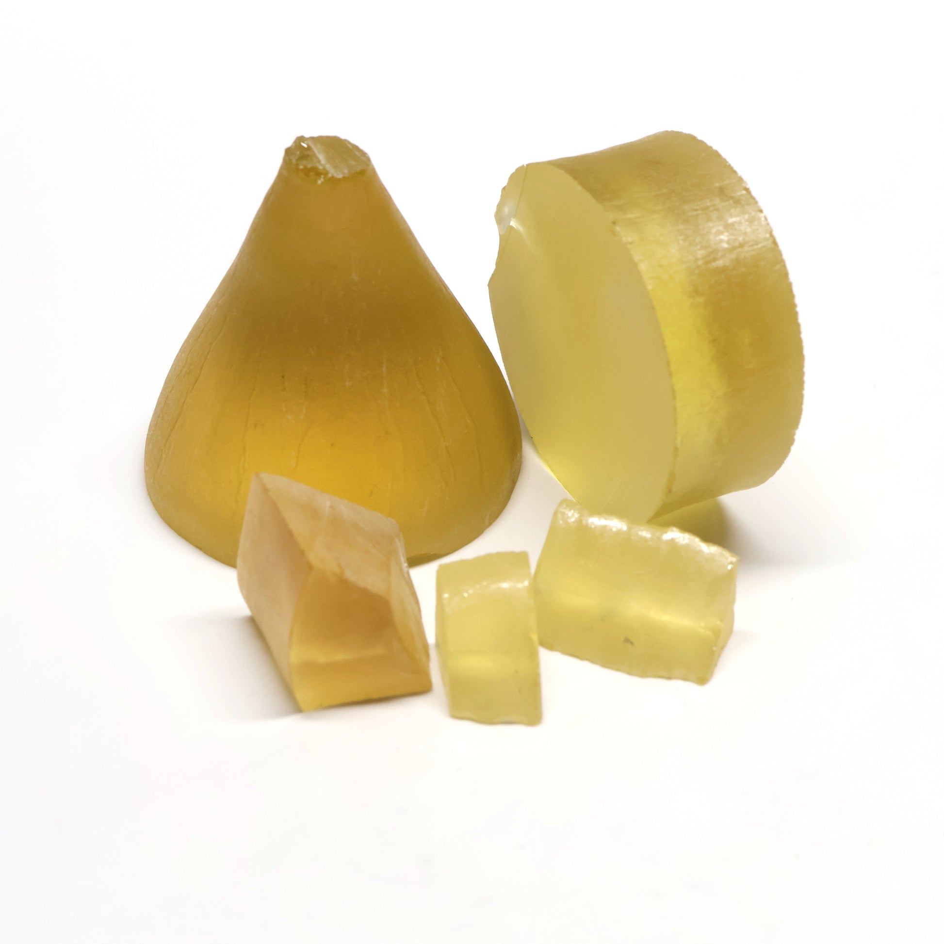 Yellow/Orange Garnet Sm:YAG Faceting Rough #BEGIN