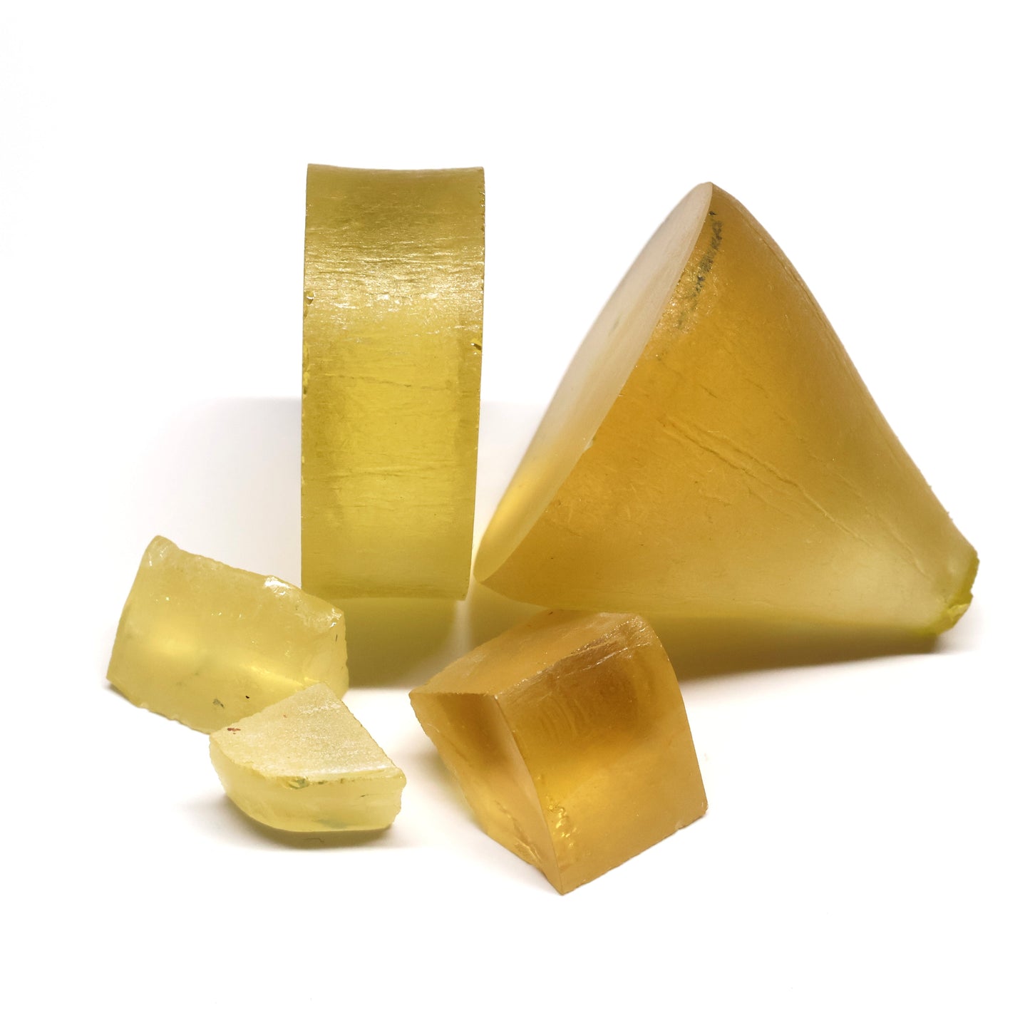 Yellow/Orange Garnet Sm:YAG Faceting Rough #BEGIN