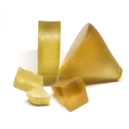 Yellow/Orange Garnet Sm:YAG Faceting Rough #BEGIN