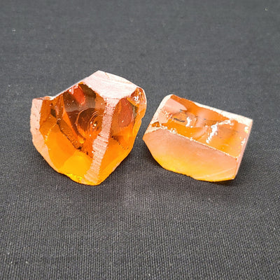 Nanosital Simulated Yellow Sapphire Lab Created Faceting Rough for Gem Cutting - #A-1702 - Various Sizes #BEGIN