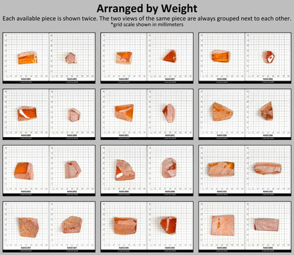 Nanosital Simulated Yellow Sapphire Lab Created Faceting Rough for Gem Cutting - #A-1702 - Various Sizes #BEGIN