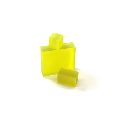 Yellow YAG Polycrystalline (Ceramic) Faceting Rough : #BEGIN