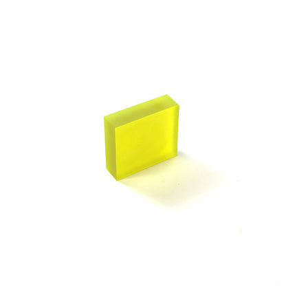 Yellow YAG Polycrystalline (Ceramic) Faceting Rough : #BEGIN