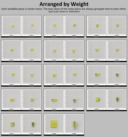 Yellow YAG Polycrystalline (Ceramic) Faceting Rough : #BEGIN