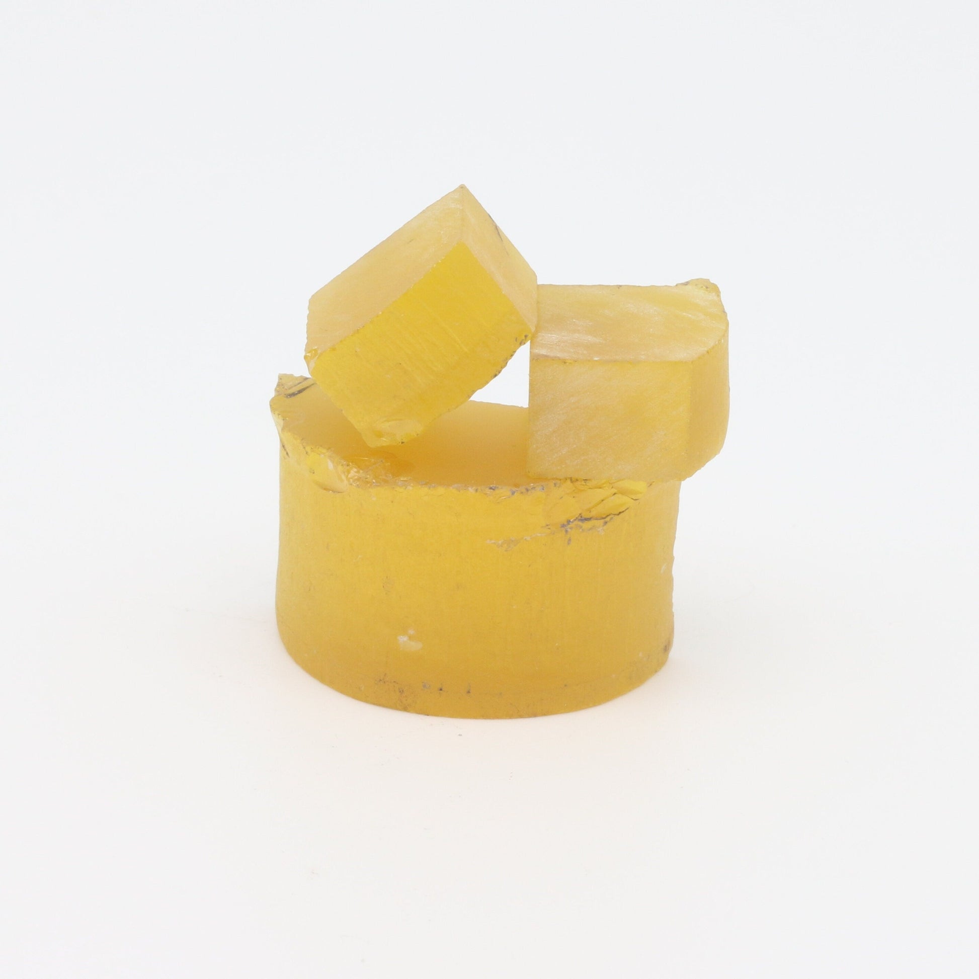 Yellow YAG Faceting Rough for Gem Cutting - Various Sizes #BEGIN