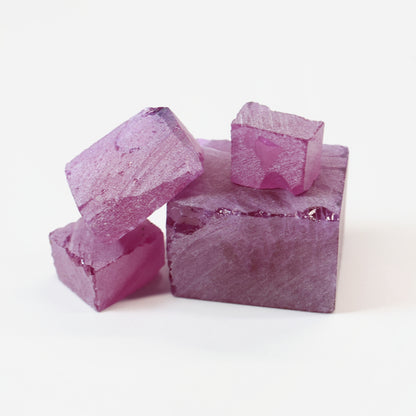 Nanosital Simulated Rhodolite (Included)  Lab Created Faceting Rough for Gem Cutting - #Z-2449 - Various Sizes : #BEGIN