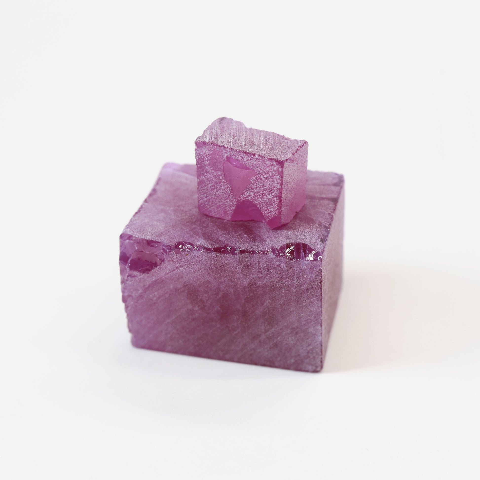 Nanosital Simulated Rhodolite (Included)  Lab Created Faceting Rough for Gem Cutting - #Z-2449 - Various Sizes : #BEGIN