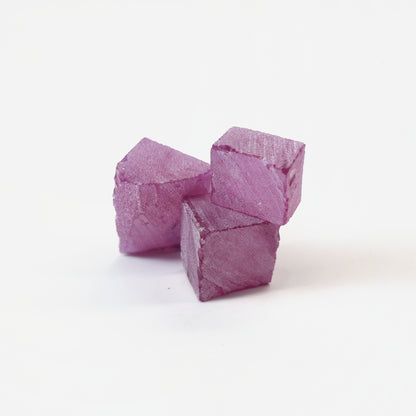 Nanosital Simulated Rhodolite (Included)  Lab Created Faceting Rough for Gem Cutting - #Z-2449 - Various Sizes : #BEGIN