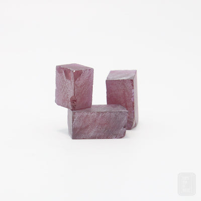 Nanosital Simulated Light Ruby (Included)  Lab Created Faceting Rough for Gem Cutting - #Z-249 - Various Sizes : #BEGIN