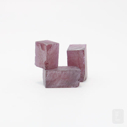 Nanosital Simulated Light Ruby (Included)  Lab Created Faceting Rough for Gem Cutting - #Z-249 - Various Sizes : #BEGIN