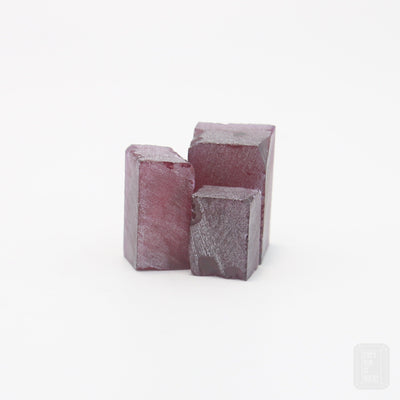Nanosital Simulated Light Ruby (Included)  Lab Created Faceting Rough for Gem Cutting - #Z-249 - Various Sizes : #BEGIN