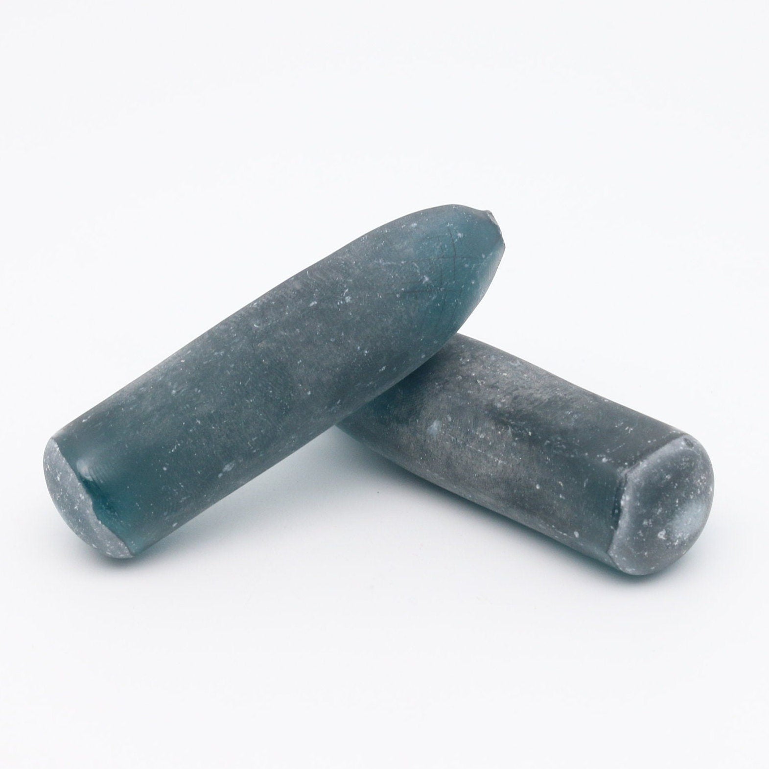 Zircon Green (Teal Color) #122-Djeva Lab Created Spinel Faceting Rough for Gem Cutting - Various Sizes #BEGIN