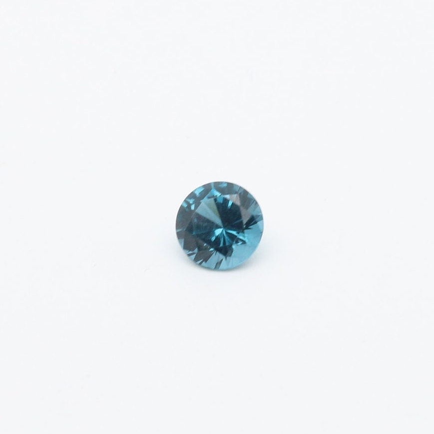 Zircon Green (Teal Color) #122-Djeva Lab Created Spinel Faceting Rough for Gem Cutting - Various Sizes #BEGIN