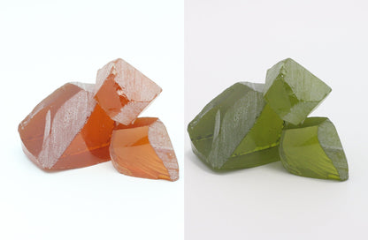 Nanosital Simulated Zultanite Color Changing Lab Created Faceting Rough for Gem Cutting - #ANZ-1536 - Various Sizes #BEGIN